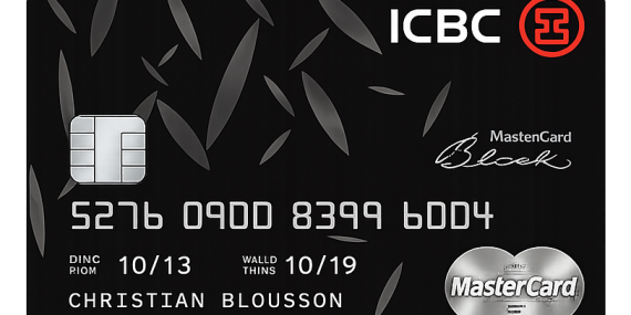 TARJETA ICBC MASTER CARD BLACK