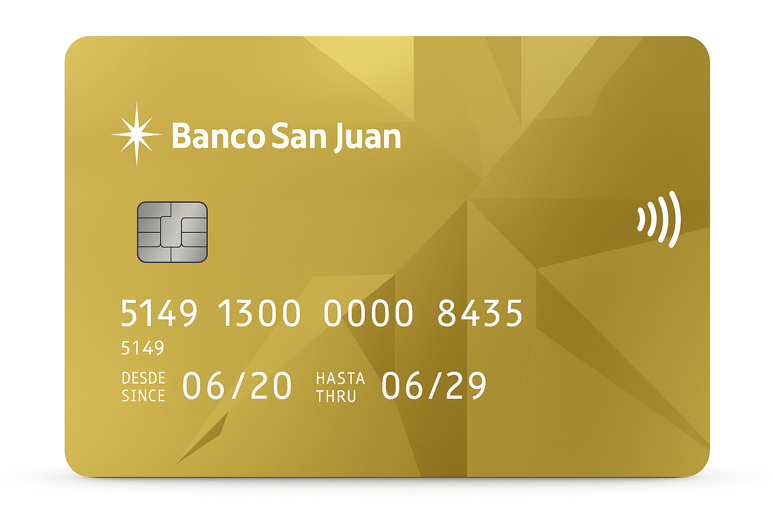 Tarjeta de Crédito Gold del Banco San Juan